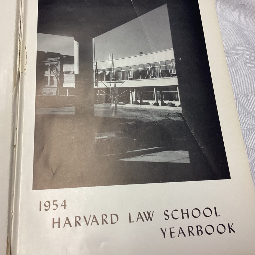VINTAGE 1954. HARVARD  LAW SCHOOL. /YEAR BOOK - Picture 5 of 10